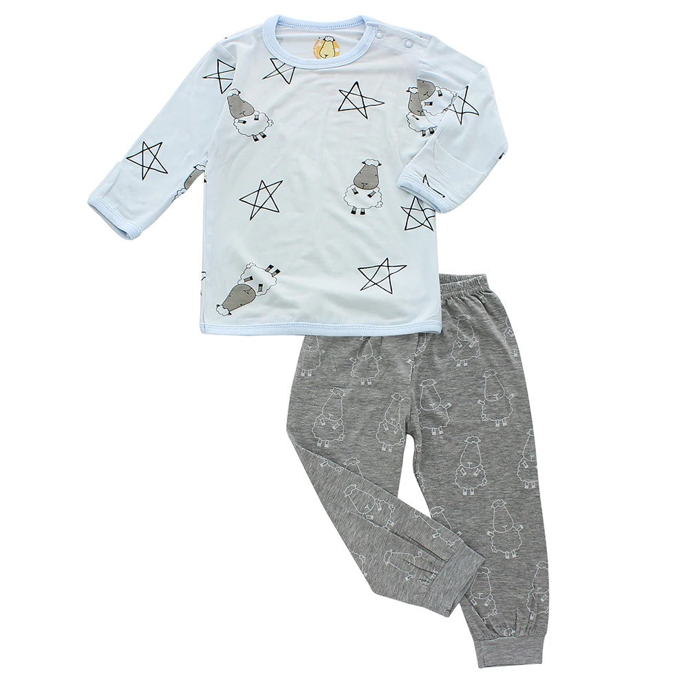 Pyjamas Set Big Star & Sheepz / Piyama Anak Baa Baa Sheepz