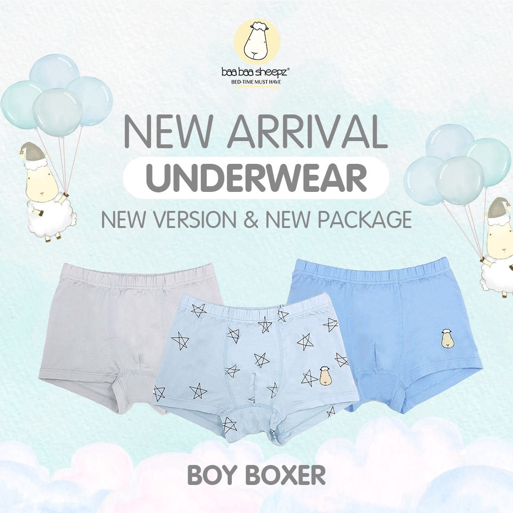 UNDERWEAR BOY BOXER FOR KIDS BAABAASHEEPZ / CELANA DALAM ANAK