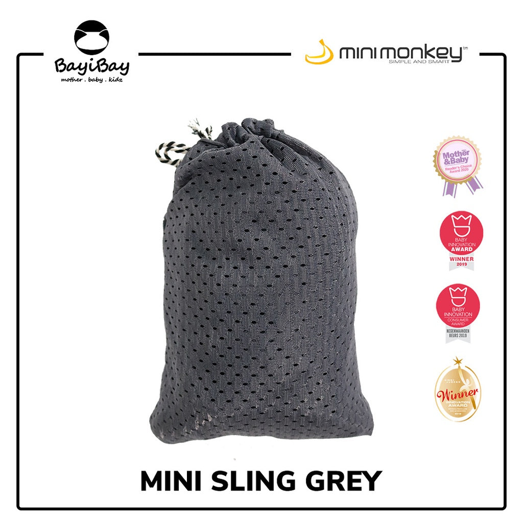 Minimonkey Mini Sling Mesh Grey