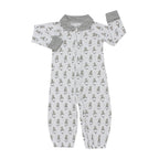 Convertible Gown & Romper  White Baa Baa Sheepz / Romper 2 in 1 Anak Bamboo Cotton Baa Baa Sheepz