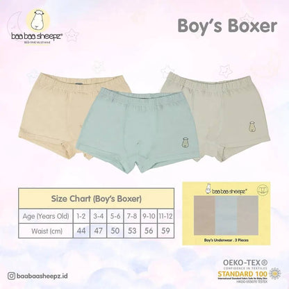 BAABAASHEEPZ UNDERWEAR FOR KIDS / CELANA DALAM ANAK BAABAASHEEPZ