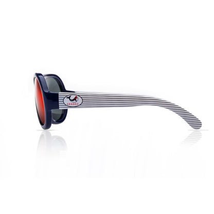Shadez Eyewear Designer Whale Navy Stripes Junior 3-7yr / Kacamata Fashion Anak Sunglasses