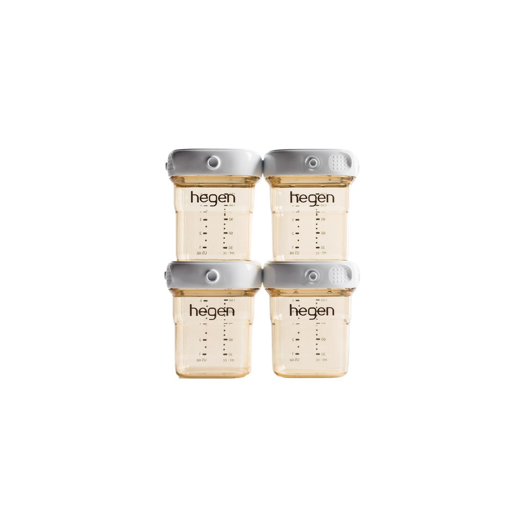 Hegen Milk Storage 150ml (4pcs) / Botol Susu Impor