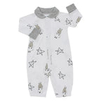 Convertible Gown & Romper  White Baa Baa Sheepz / Romper 2 in 1 Anak Bamboo Cotton Baa Baa Sheepz
