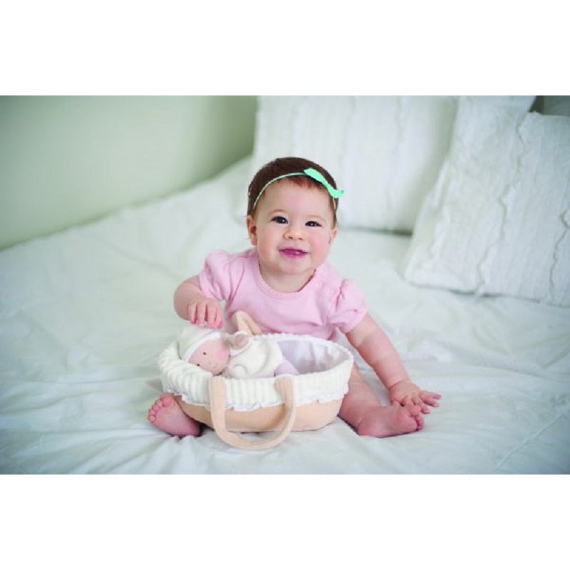 Bonikka Carry Cot - With Baby Grace, with Bottle & Blanket