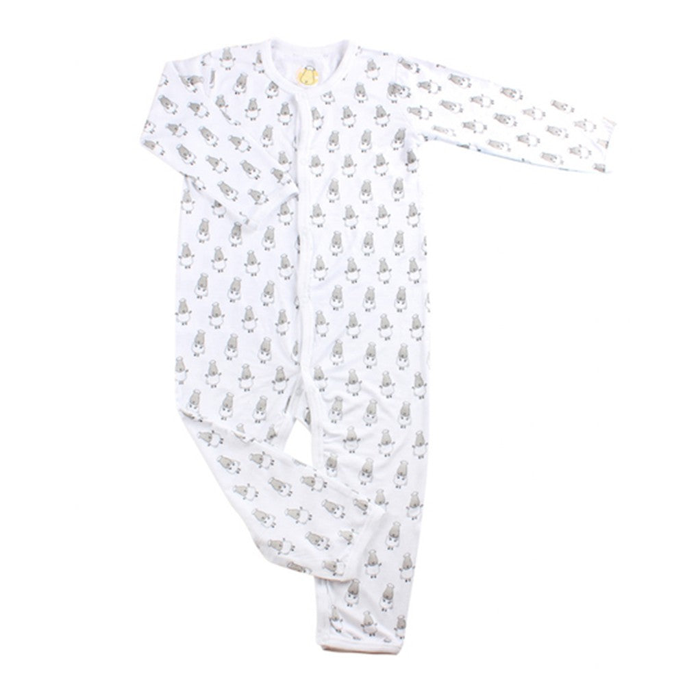 Baaabaasheepz Bamboo Romper Snap Small Sheepz / Romper Anak Panjang Baabaasheepz
