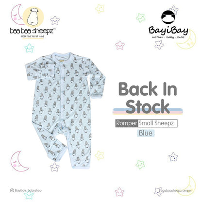 Baaabaasheepz Bamboo Romper Snap Small Sheepz / Romper Anak Panjang Baabaasheepz
