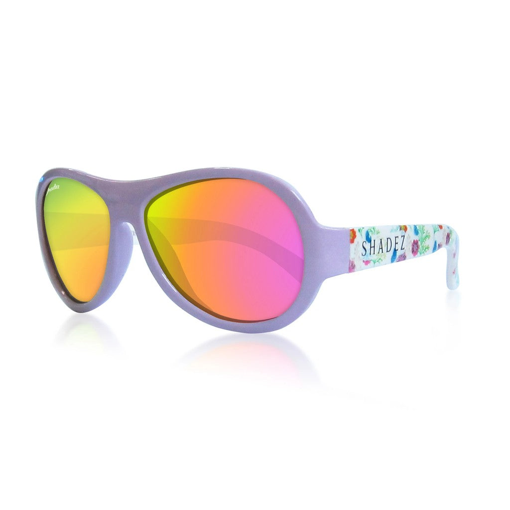 Shadez Eyewear Designer Flower Patch Purple / Kacamata Fashion Anak Sunglasses / Kacamata Jemur