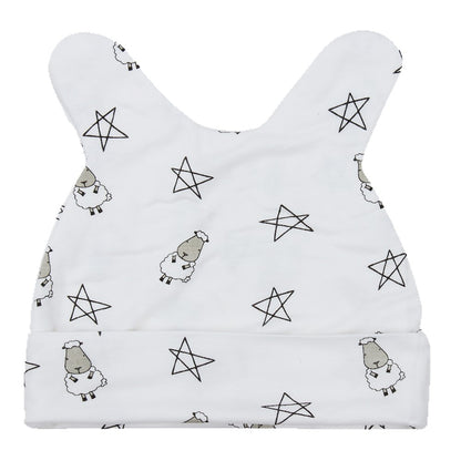 Baabaasheepz Bamboo Cap / Topi Baabaasheepz Bayi 0-6months