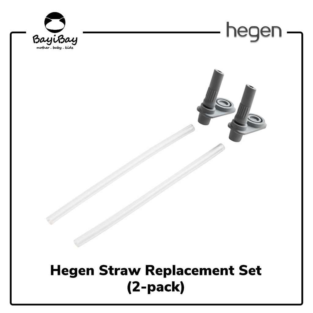 Hegen Straw Replacement Set (2-Pack) / Aksesoris Hegen Straw / Botol Susu Anak
