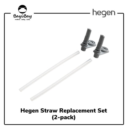 Hegen Straw Replacement Set (2-Pack) / Aksesoris Hegen Straw / Botol Susu Anak