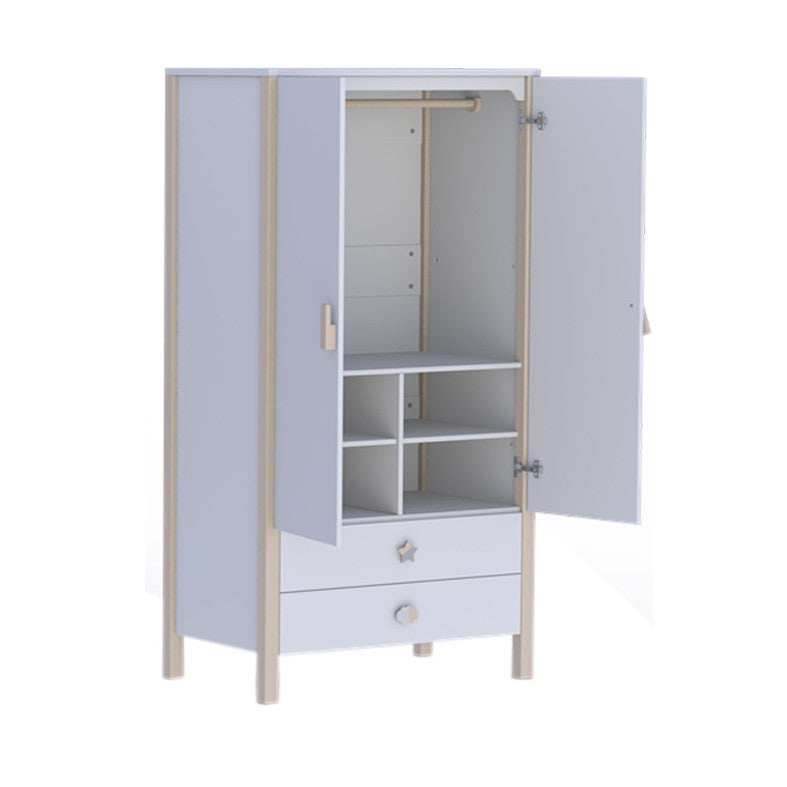 Theo Ninon Wardrobe Neige / Lemari Pakaian Premium Impor / TH-NIN03001