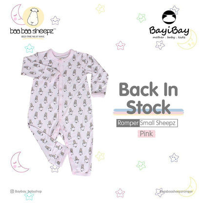 Baaabaasheepz Bamboo Romper Snap Small Sheepz / Romper Anak Panjang Baabaasheepz