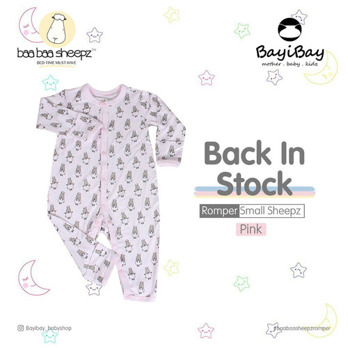 Baaabaasheepz Bamboo Romper Snap Small Sheepz / Romper Anak Panjang Baabaasheepz