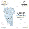Romper White Big Sheepz Baabaasheepz / Romper Anak Baabaasheepz Lengan Panjang