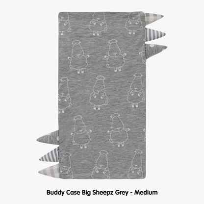 BedTime Buddy Case Medium Grey Baa Baa Sheepz / Sarung Bantal Medium Baa Baa Sheepz