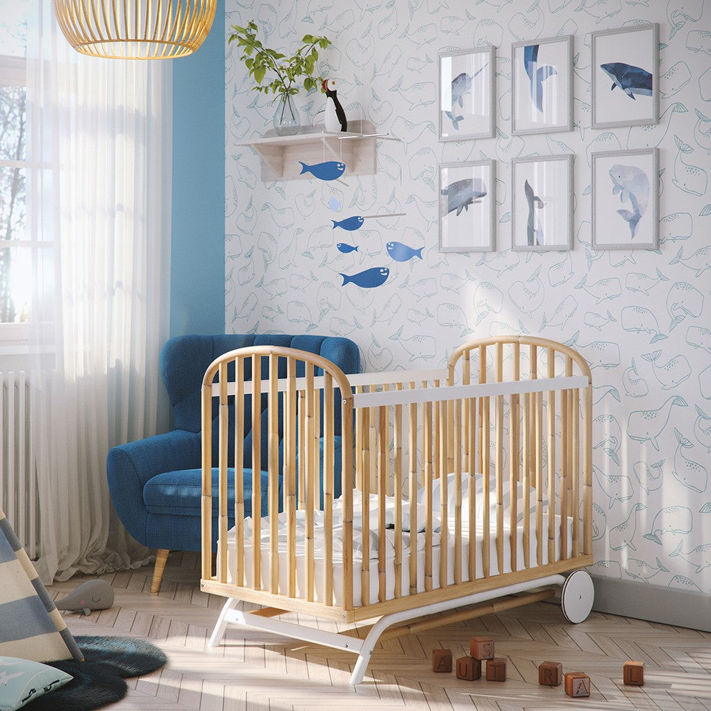 THEO DELPHY RATTAN BED 60X120 / FURNITURE TEMPAT TIDUR ANAK