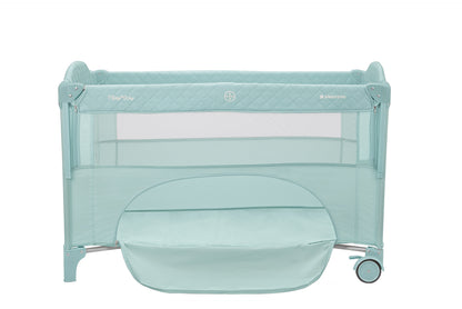 Kikkaboo Baby cot 2 levels Milky Way Grey / Beige / Mint / Pink 2023