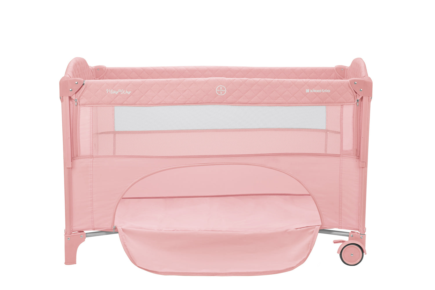 Kikkaboo Baby cot 2 levels Milky Way Grey / Beige / Mint / Pink 2023