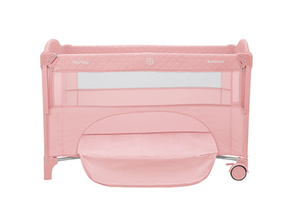 Kikkaboo Baby cot 2 levels Milky Way Grey / Beige / Mint / Pink 2023