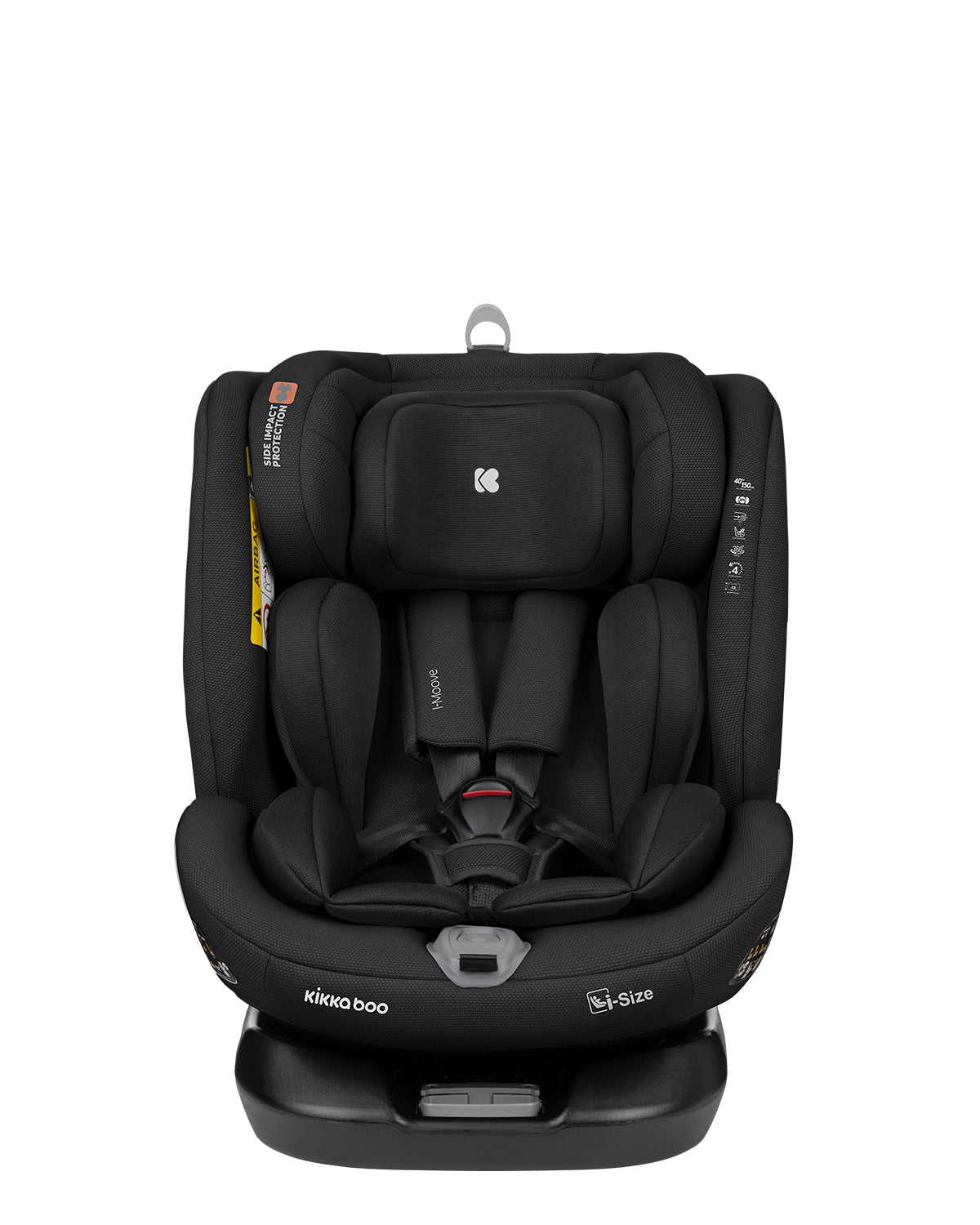 Kikkaboo Car Seat 40-150 sm i-Moove 2 i-SIZE Black / Dark Grey