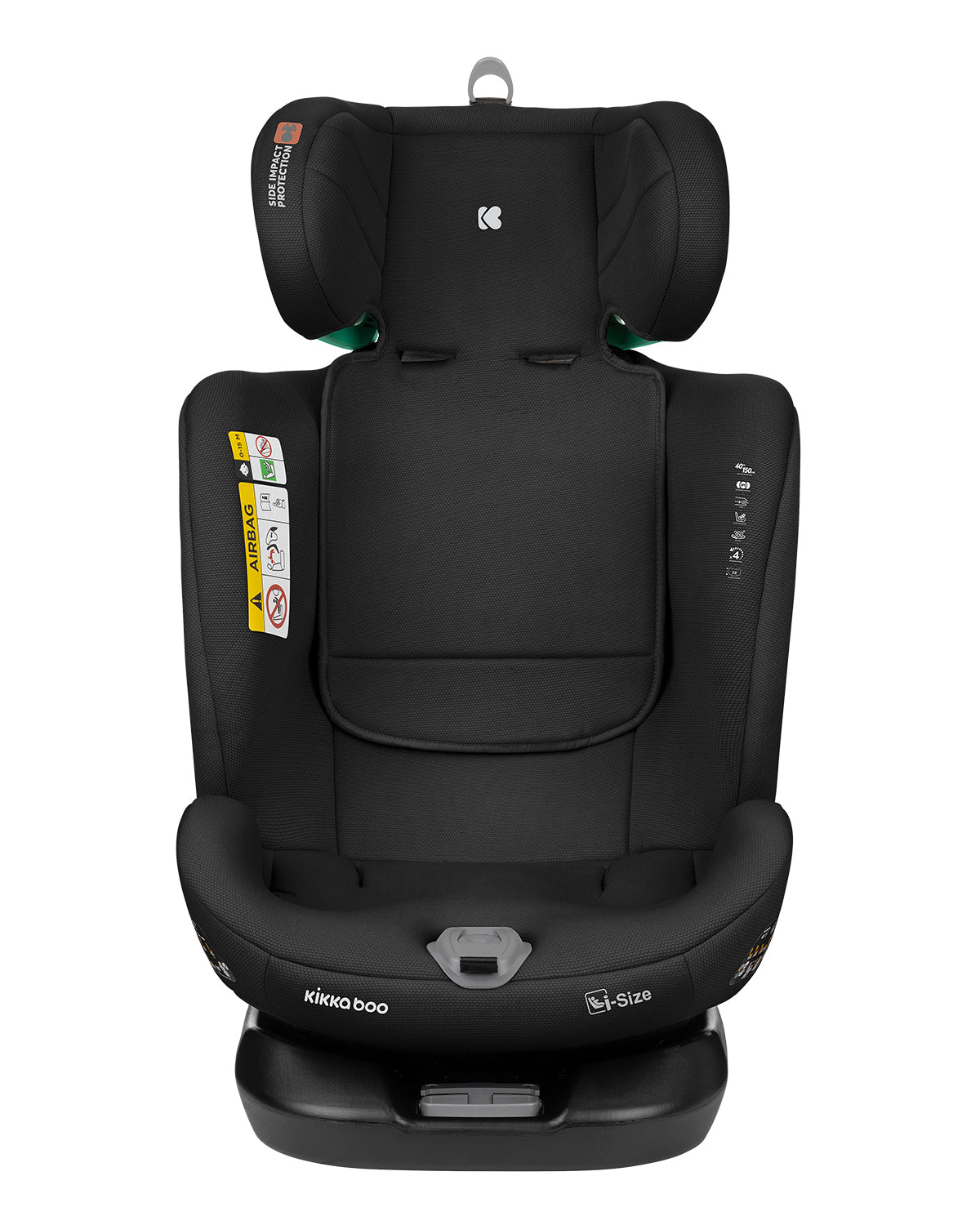 Kikkaboo Car Seat 40-150 sm i-Moove 2 i-SIZE Black / Dark Grey