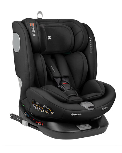 Kikkaboo Car Seat 40-150 sm i-Moove 2 i-SIZE Black / Dark Grey