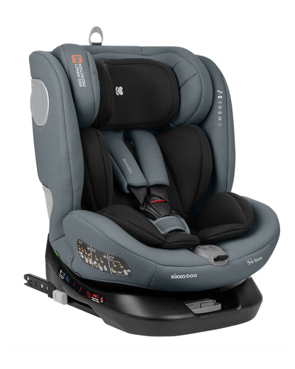 Kikkaboo Car Seat 40-150 sm i-Moove 2 i-SIZE Black / Dark Grey