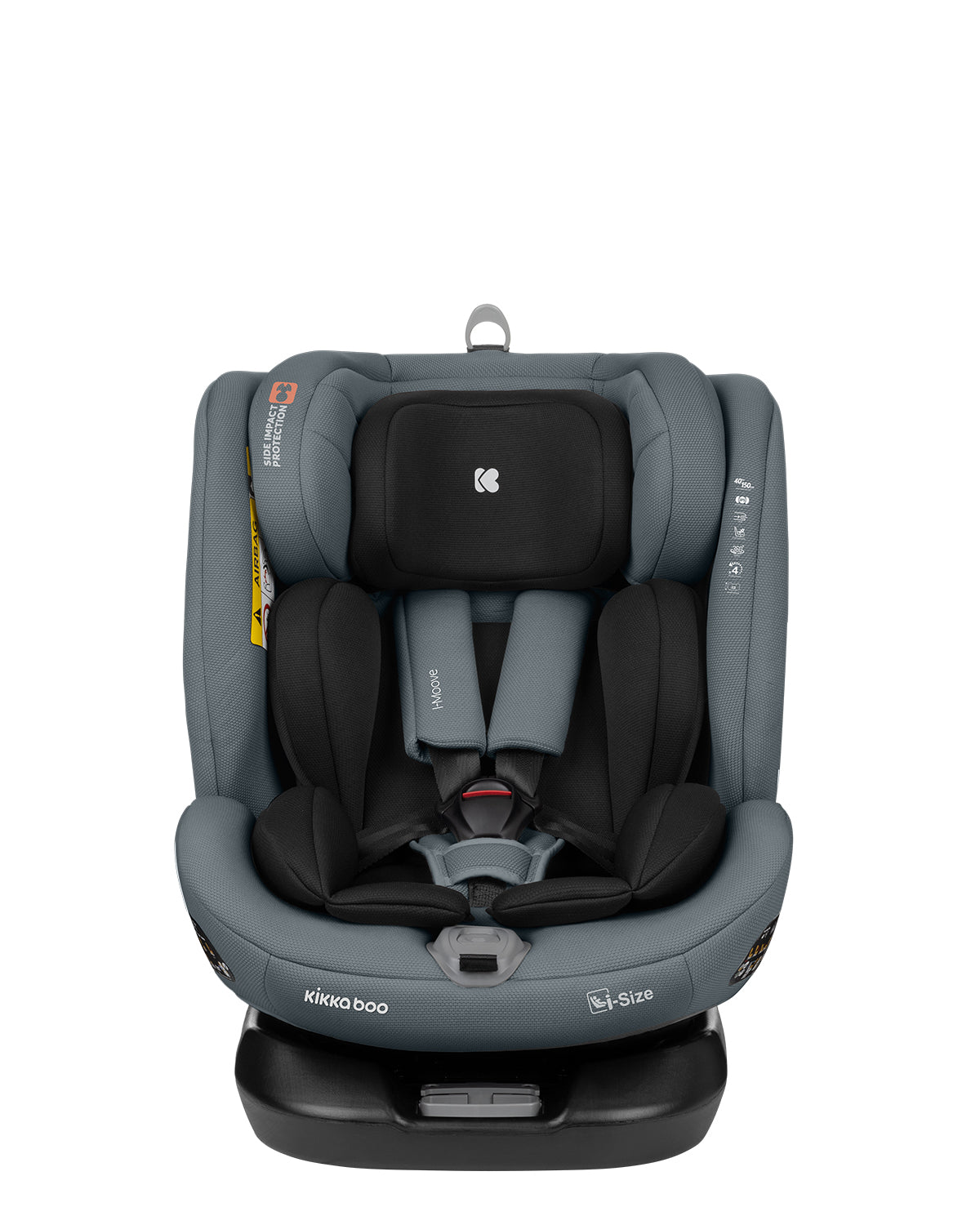 Kikkaboo Car Seat 40-150 sm i-Moove 2 i-SIZE Black / Dark Grey