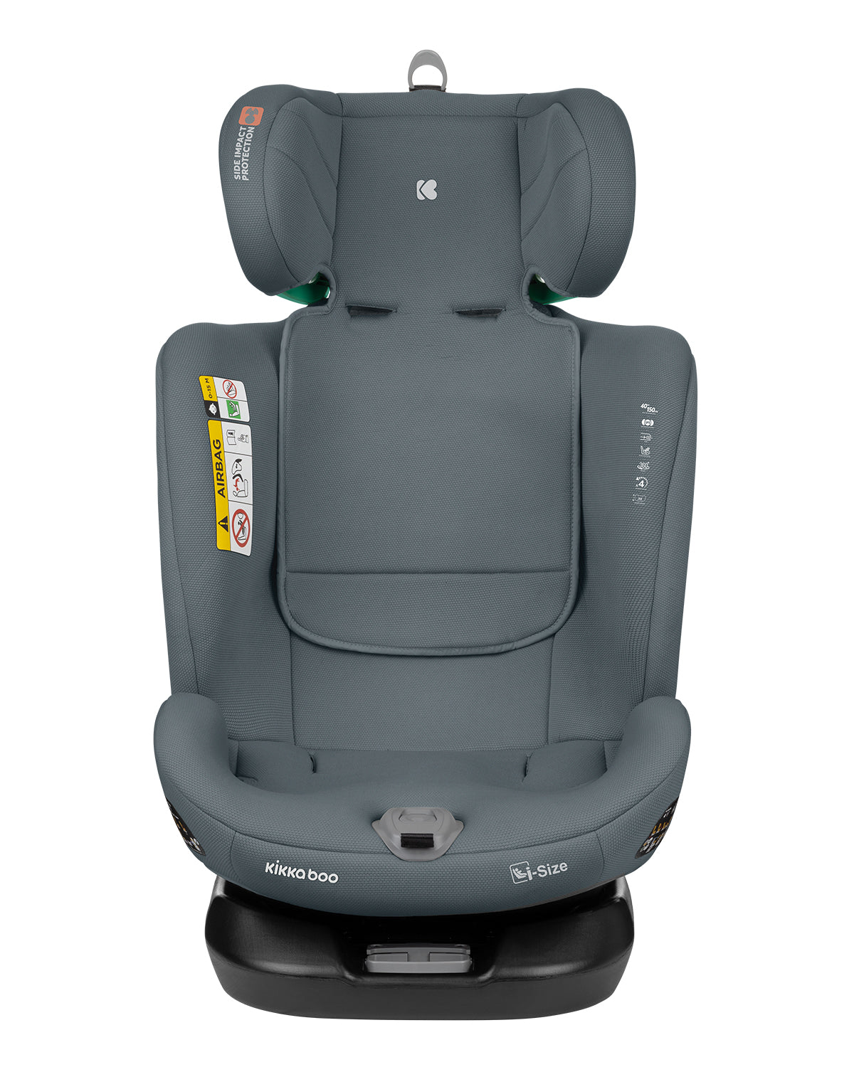 Kikkaboo Car Seat 40-150 sm i-Moove 2 i-SIZE Black / Dark Grey