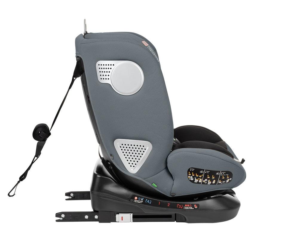 Kikkaboo Car Seat 40-150 sm i-Moove 2 i-SIZE Black / Dark Grey