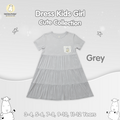 BBS Tiered Dress Cute Big Star & Head Grey Kids 3-12 Years
