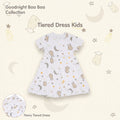 BBSTiered Dress Goodnight Baa Baa White Kids 3-12 Years