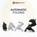Hybrid Premium Gravity II Rose Gold Chassic (Free Bag Stroller + Cup Holder)
