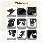 Hybrid Premium Gravity II Rose Gold Chassic (Free Bag Stroller + Cup Holder)