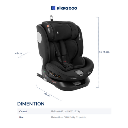 BUY 1 GET Oyster 3 Plus Free Kikkaboo Carseat I-Moove