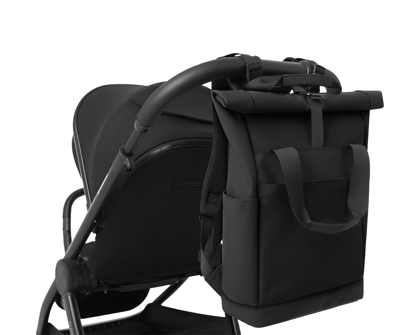 Kikkaboo Mama Bag Cerise Black / Grey
