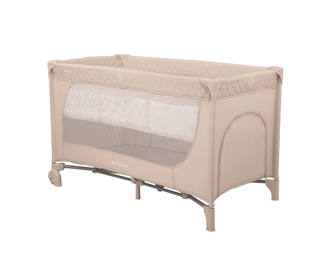 Kikkaboo Baby cot 2 levels Medley Plus Grey / Beige