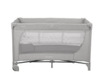 Kikkaboo Baby cot 2 levels Medley Plus Grey / Beige