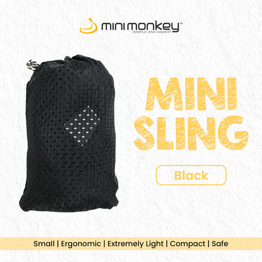 Minimonkey Mini Sling Mesh Black
