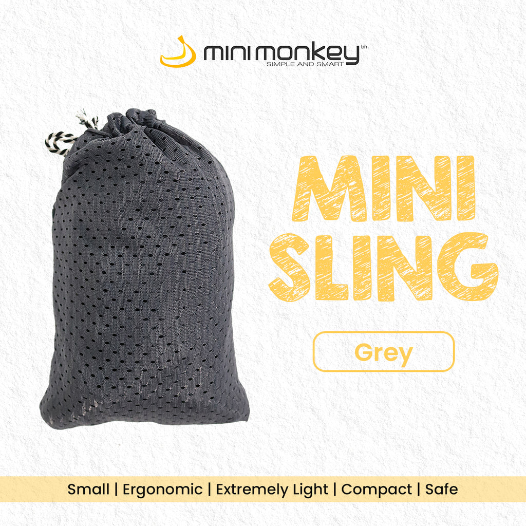 Minimonkey Mini Sling Mesh Grey
