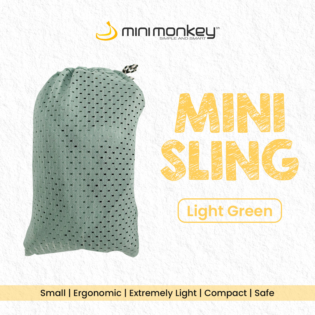 Minimonkey Mini Sling Mesh Beige / Blue / Light Green / Yellow