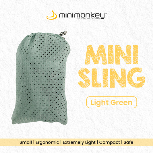 Minimonkey Mini Sling Mesh Beige / Blue / Light Green / Yellow