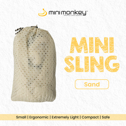 Minimonkey Mini Sling Mesh Beige / Blue / Light Green / Yellow