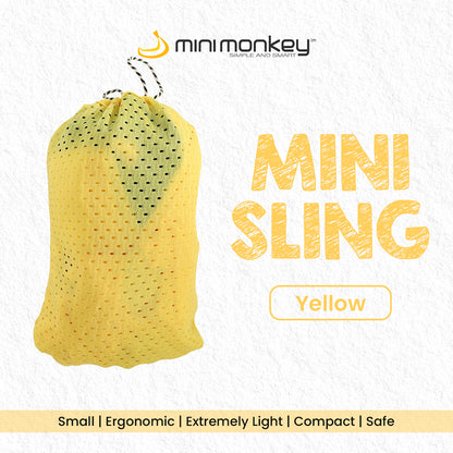 Minimonkey Mini Sling Mesh Beige / Blue / Light Green / Yellow