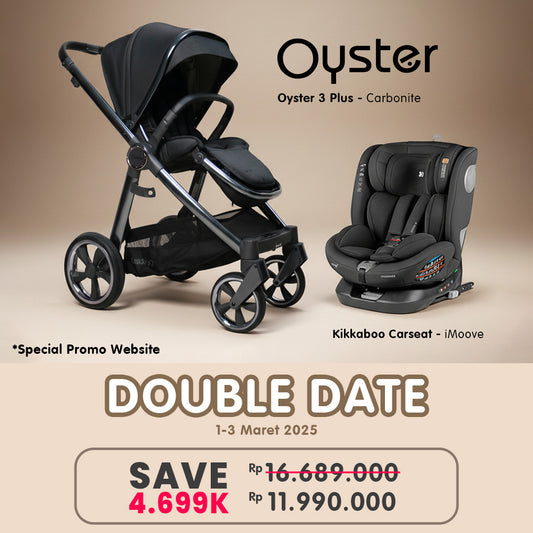 BUY 1 GET Oyster 3 Plus Free Kikkaboo Carseat I-Moove