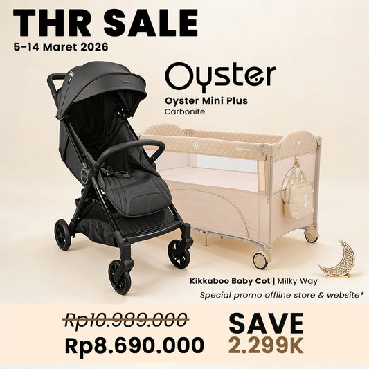 BUY 1 GET 1 Oyster Mini Plus Carbonite Free Kikkaboo Babycot Milky Way