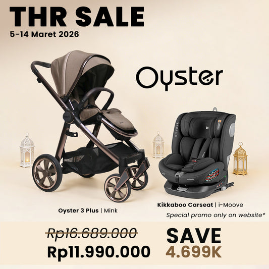BUY 1 GET Oyster 3 Plus Free Kikkaboo Carseat I-Moove