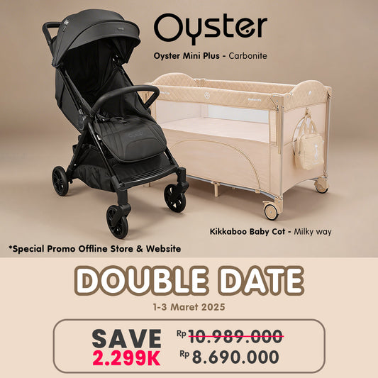 BUY 1 GET 1 Oyster Mini Plus Carbonite Free Kikkaboo Babycot Milky Way