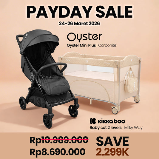 BUY 1 GET 1 Oyster Mini Plus Carbonite Free Kikkaboo Babycot Milky Way